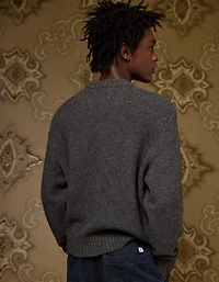 Chandail à col rond en laine et cachemire AE x Tru Kolors