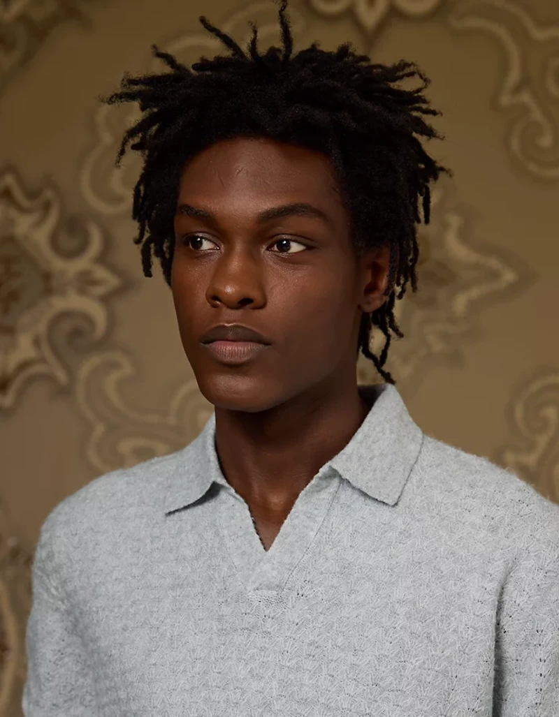 AE x Tru Kolors Long Sleeve Sweater Polo