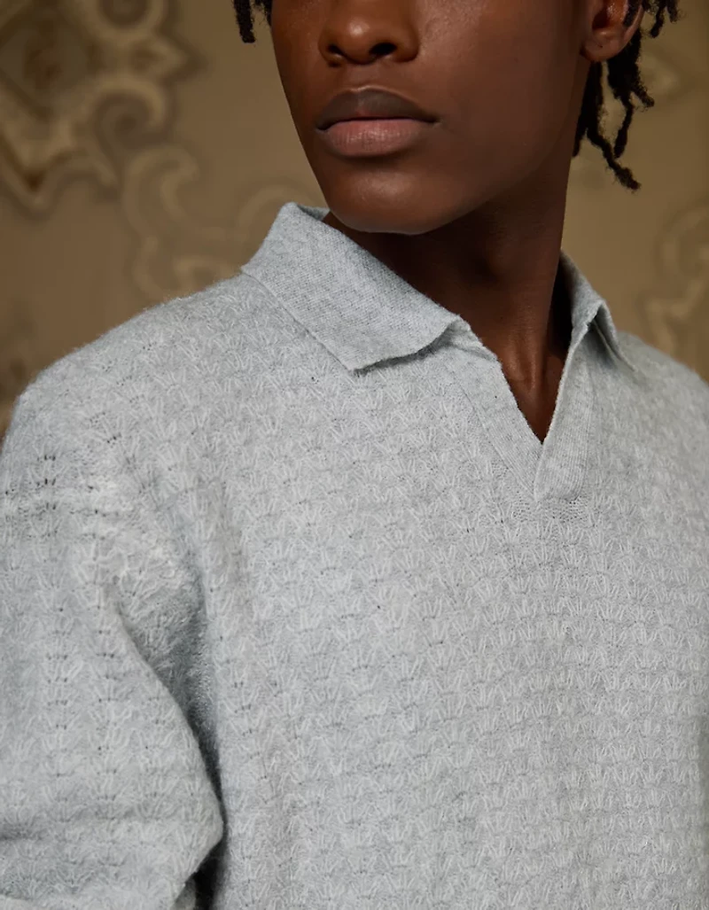 AE x Tru Kolors Long Sleeve Sweater Polo