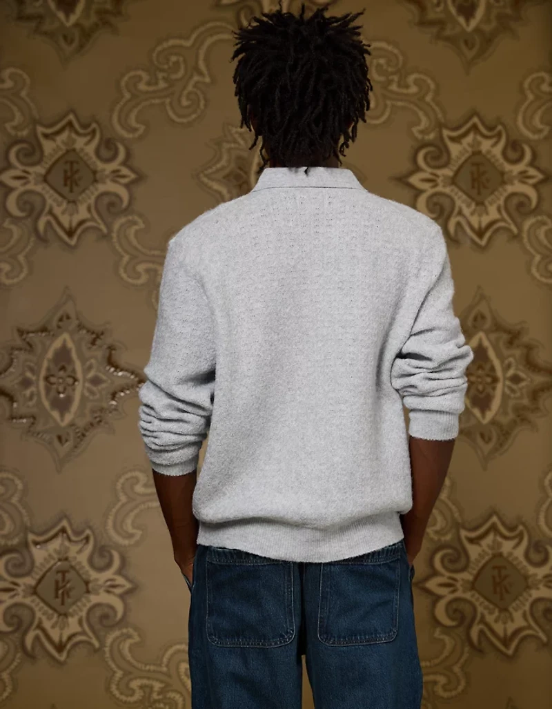 AE x Tru Kolors Long Sleeve Sweater Polo