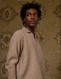 AE x Tru Kolors Long Sleeve Sweater Polo