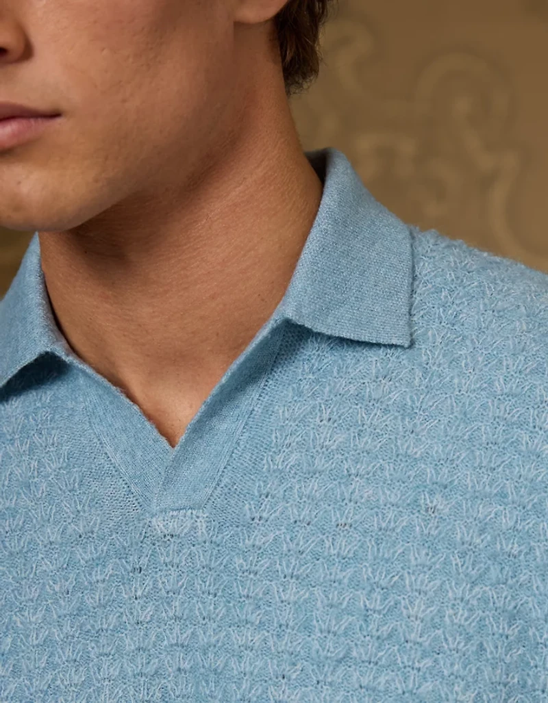 AE x Tru Kolors Long Sleeve Sweater Polo