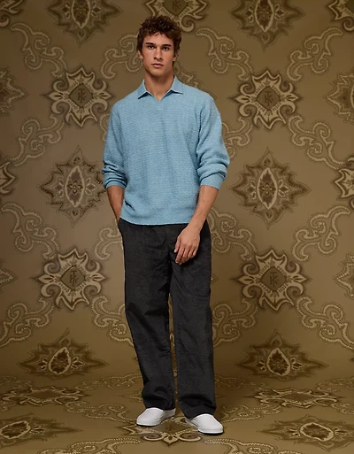 AE x Tru Kolors Long Sleeve Sweater Polo