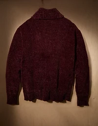 AE x Tru Kolors Chenille Shawl Collar Cardigan