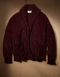 AE x Tru Kolors Chenille Shawl Collar Cardigan