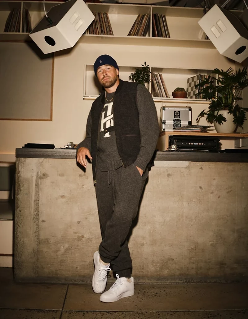 Pantalon en laine et cachemire AE x Tru Kolors