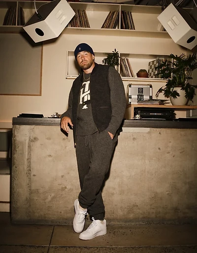 Pantalon en laine et cachemire AE x Tru Kolors