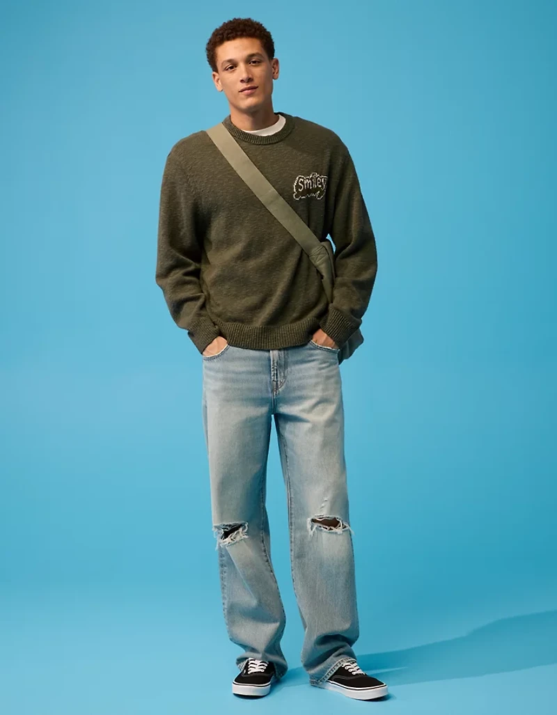 AE | Smiley® Graphic Sweater