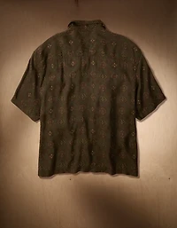 AE x Tru Kolors Short Sleeve Paisley Camp Shirt