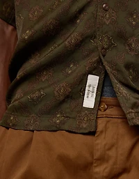 AE x Tru Kolors Short Sleeve Paisley Camp Shirt