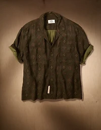 AE x Tru Kolors Short Sleeve Paisley Camp Shirt