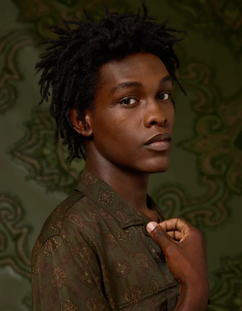 AE x Tru Kolors Short Sleeve Paisley Camp Shirt