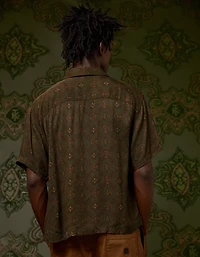 AE x Tru Kolors Short Sleeve Paisley Camp Shirt