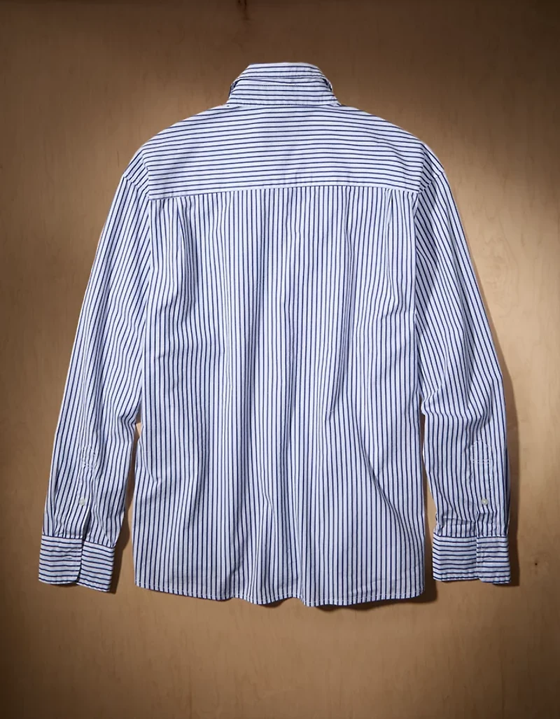 Chemise rayée en popeline AE x Tru Kolors