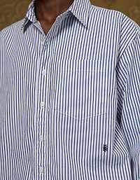 Chemise rayée en popeline AE x Tru Kolors