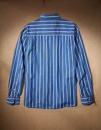 AE x Tru Kolors Poplin Striped Shirt