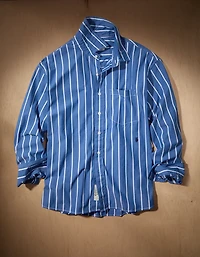 AE x Tru Kolors Poplin Striped Shirt