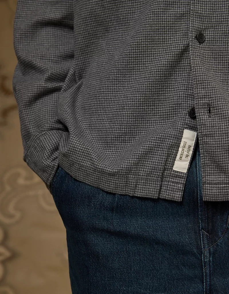 Chemise en flanelle brossée AE x Tru Kolors