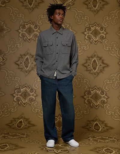 Chemise en flanelle brossée AE x Tru Kolors