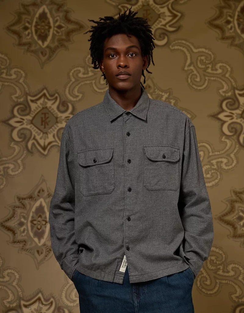 Chemise en flanelle brossée AE x Tru Kolors