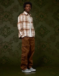 AE x Tru Kolors Heavyweight Brushed Plaid Overshirt