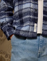 AE x Tru Kolors Heavyweight Brushed Plaid Overshirt