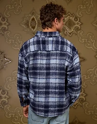 AE x Tru Kolors Heavyweight Brushed Plaid Overshirt