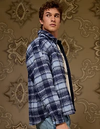 AE x Tru Kolors Heavyweight Brushed Plaid Overshirt