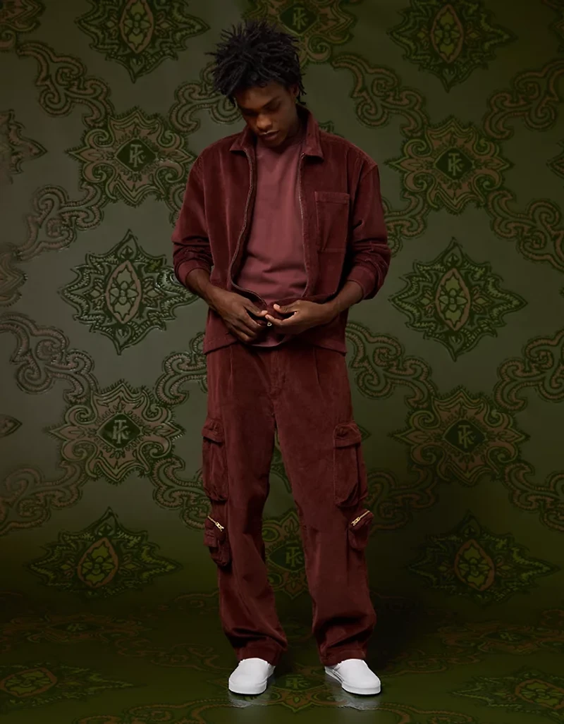 AE x Tru Kolors Corduroy Full-Zip Mechanic Jacket