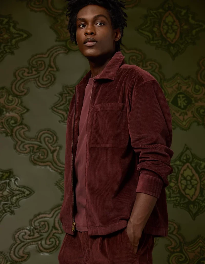 AE x Tru Kolors Corduroy Full-Zip Mechanic Jacket