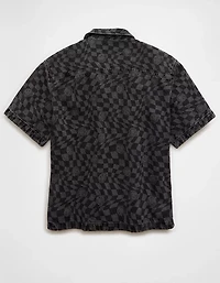 AE | Smiley® Short-Sleeve Button-Up Shirt