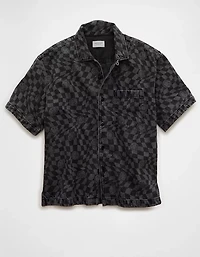 AE | Smiley® Short-Sleeve Button-Up Shirt