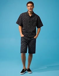 AE | Smiley® Short-Sleeve Button-Up Shirt