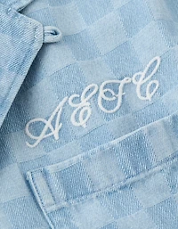 AE x Umbro Relaxed Fit Denim Button-Up Shirt