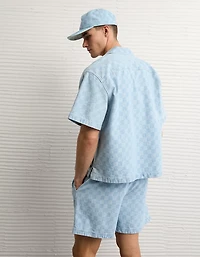AE x Umbro Relaxed Fit Denim Button-Up Shirt