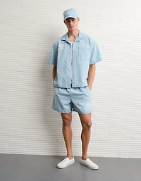 AE x Umbro Relaxed Fit Denim Button-Up Shirt