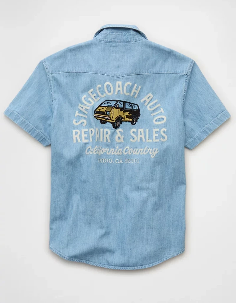 AE x Stagecoach Western Denim Shirt