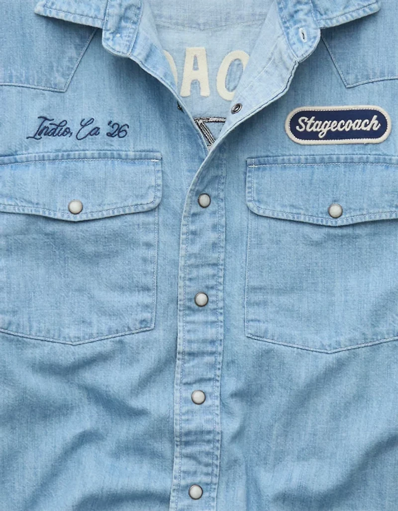 AE x Stagecoach Western Denim Shirt