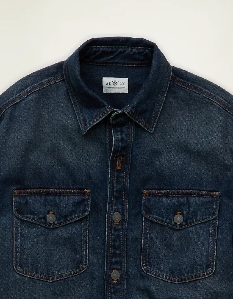 AE x Lamine Yamal Denim Overshirt