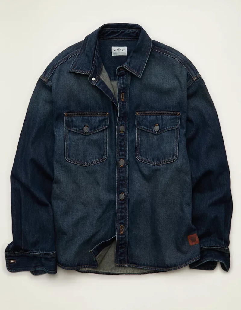AE x Lamine Yamal Denim Overshirt