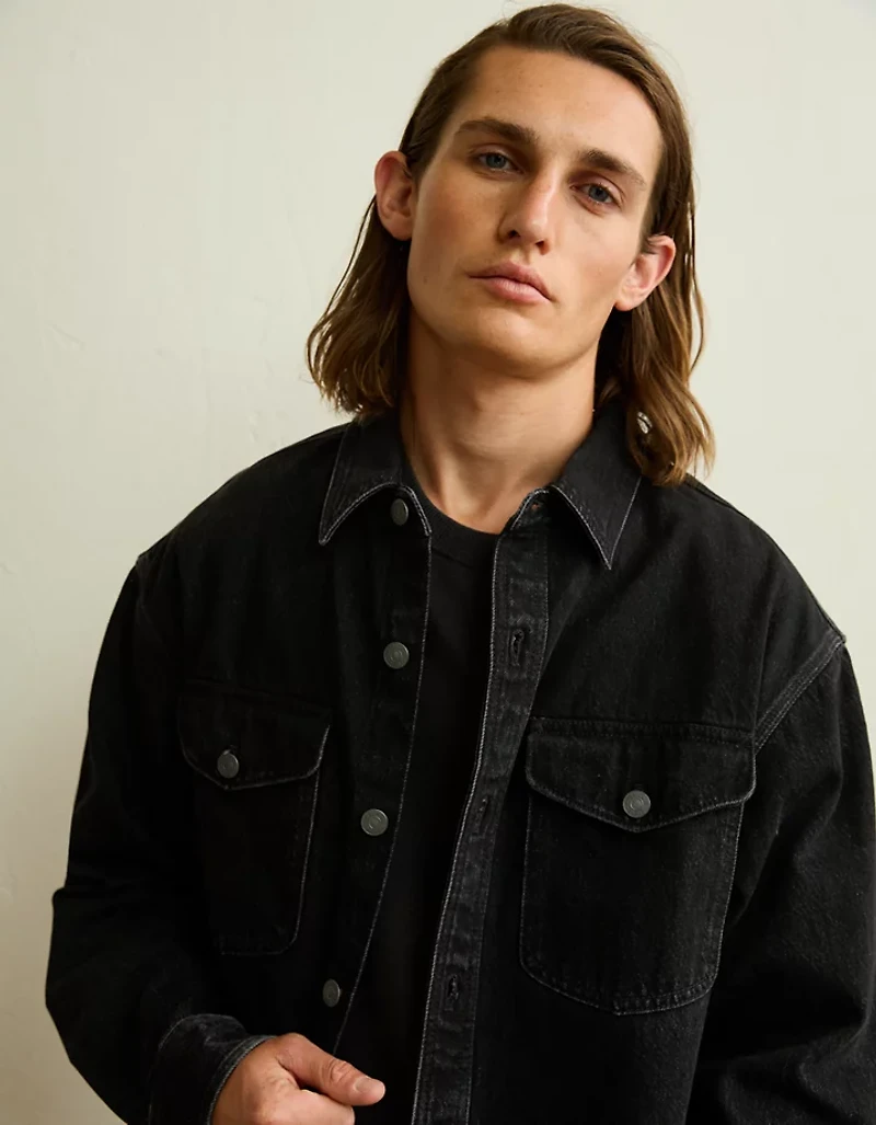 AE x Lamine Yamal Denim Overshirt