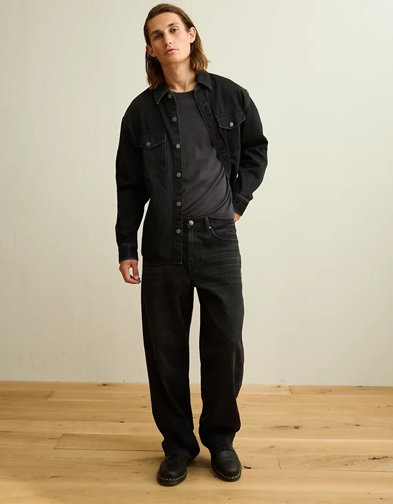 AE x Lamine Yamal Denim Overshirt