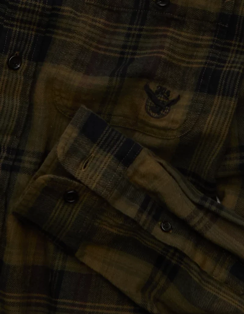 AE x Lamine Yamal Flannel Button-Up Shirt