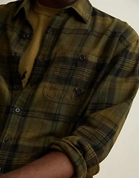 AE x Lamine Yamal Flannel Button-Up Shirt