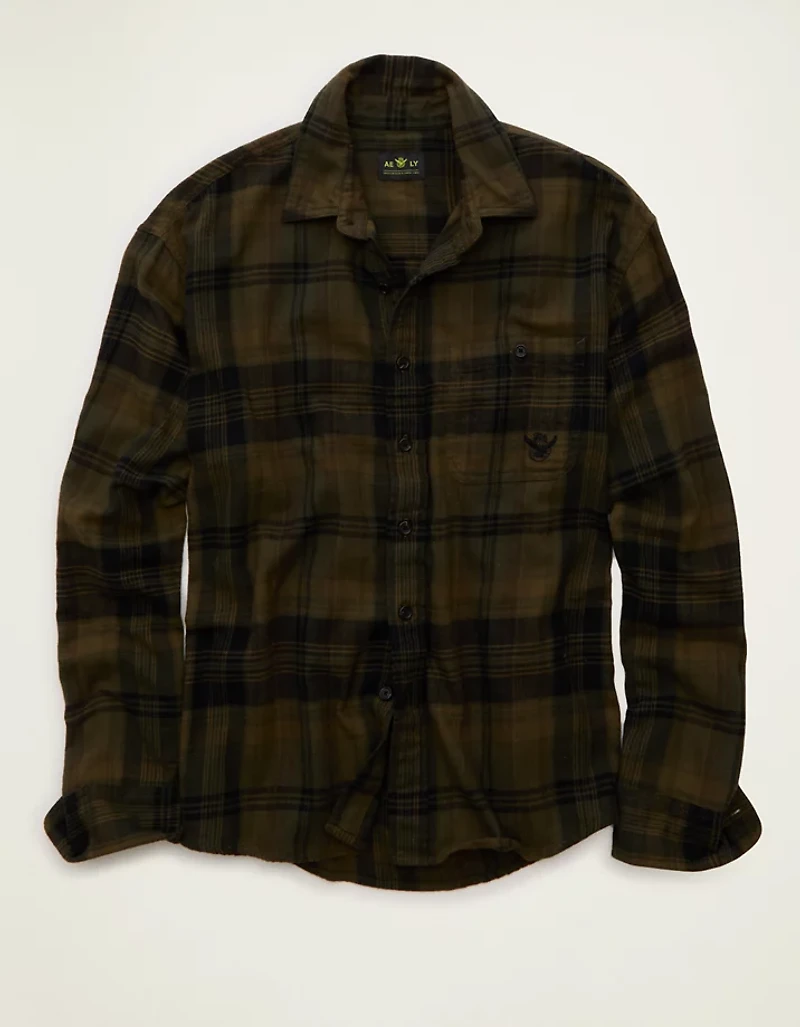 AE x Lamine Yamal Flannel Button-Up Shirt
