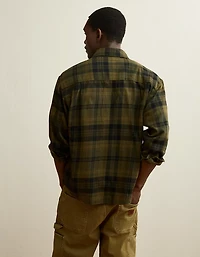 AE x Lamine Yamal Flannel Button-Up Shirt