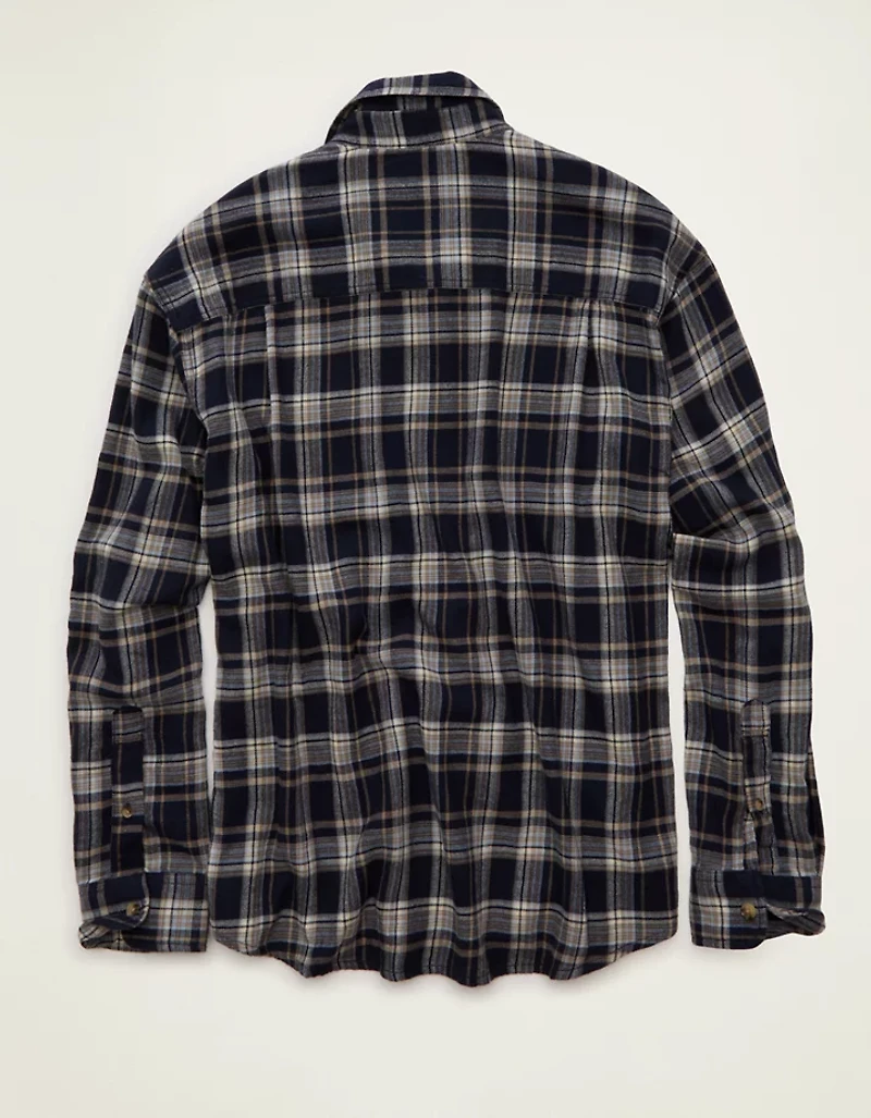 AE x Lamine Yamal Flannel Button-Up Shirt