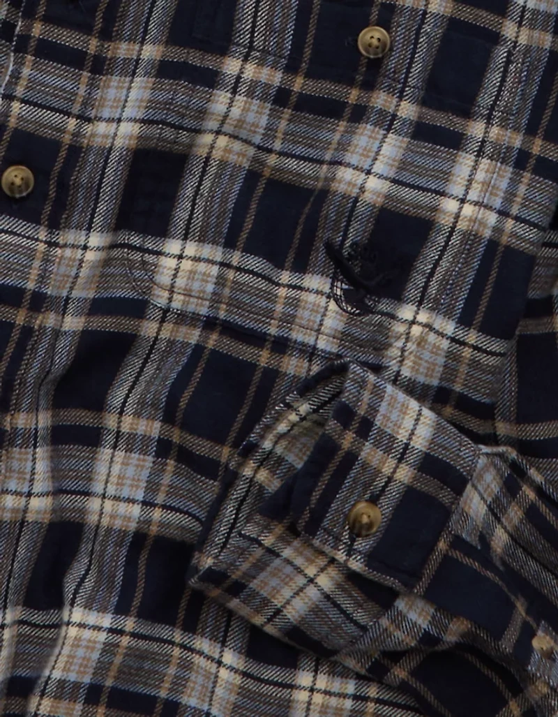 AE x Lamine Yamal Flannel Button-Up Shirt