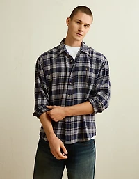 AE x Lamine Yamal Flannel Button-Up Shirt