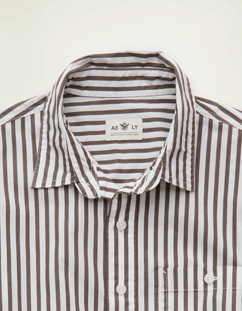AE x Lamine Yamal Poplin Button-Up Shirt
